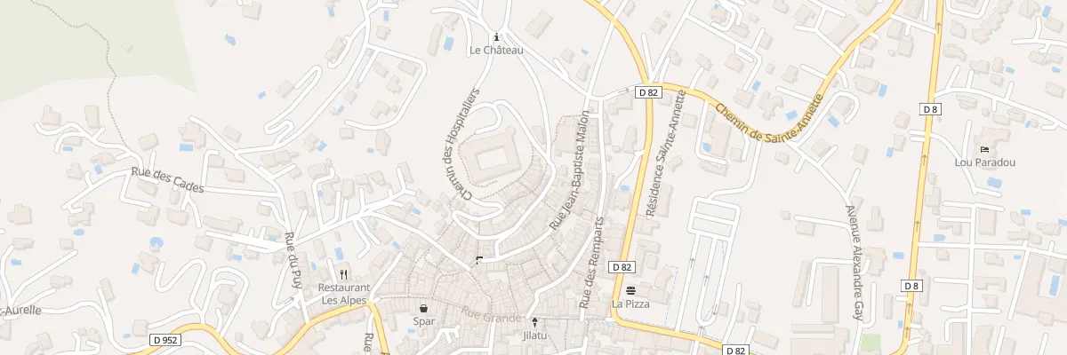 Plan du 11 Rue Arnaud de Trian à Gréoux-les-Bains