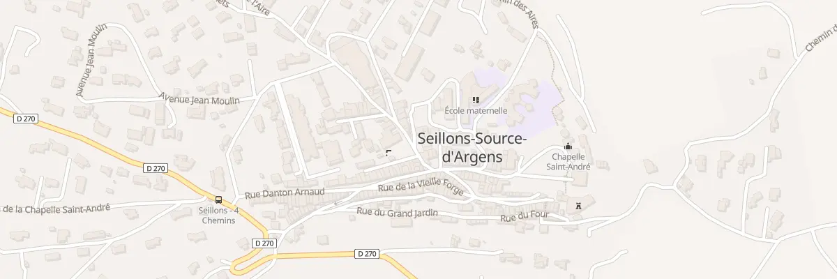 Plan du 5131 Pl Gabriel PERI à Seillons-Source-d’Argens