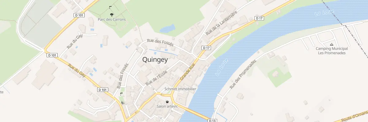 Plan du 4 Rue de l’École à Quingey
