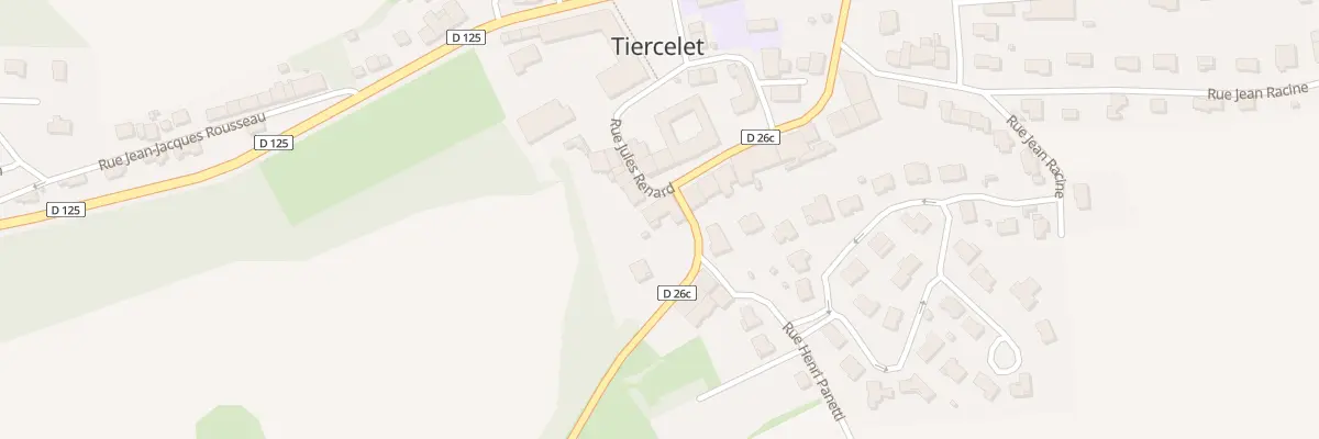 Plan du 2 Rue Jules Renard à Tiercelet
