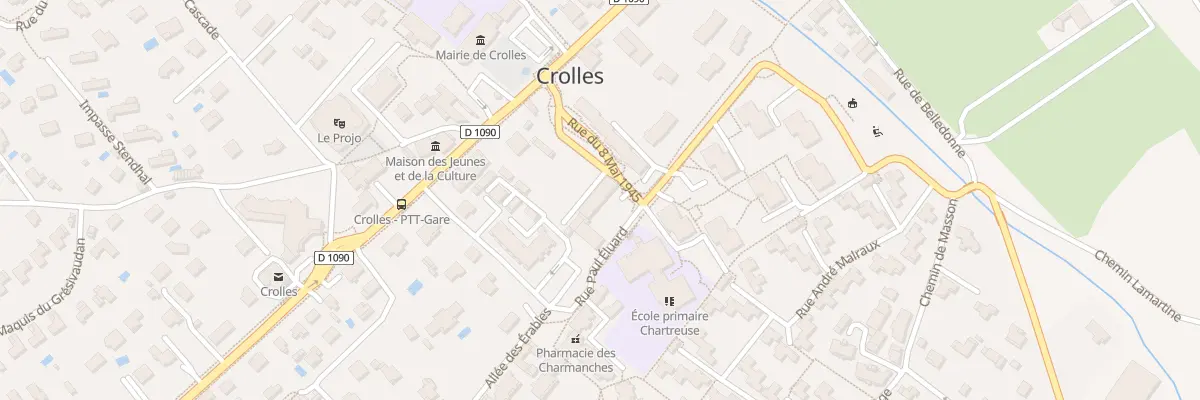 Plan du 116 Rue du 8 Mai 1945 à Crolles