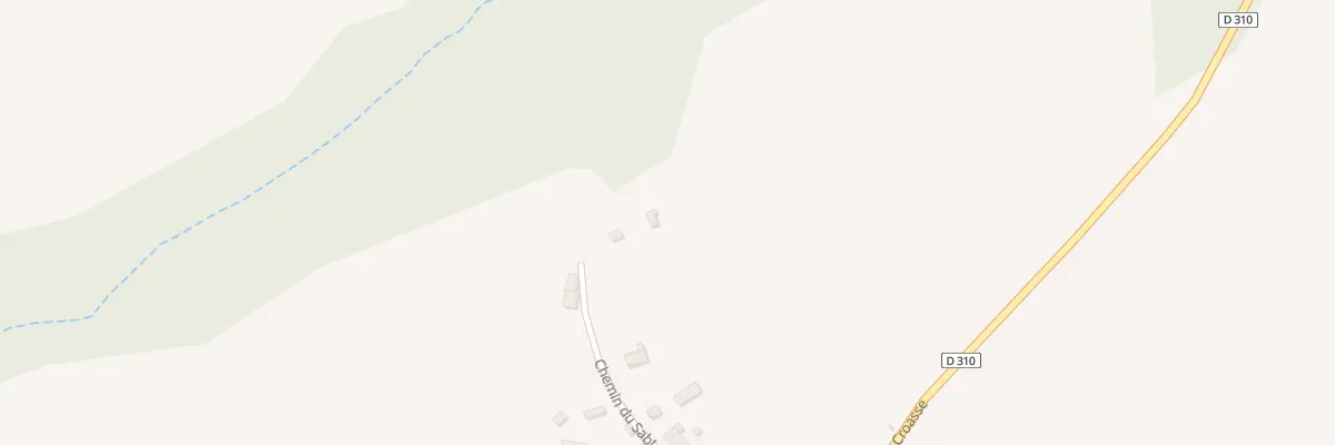 Plan du 235 Che du Sablon à Desingy