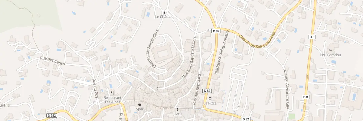 Plan du 24 Rue Arnaud de Trian à Gréoux-les-Bains