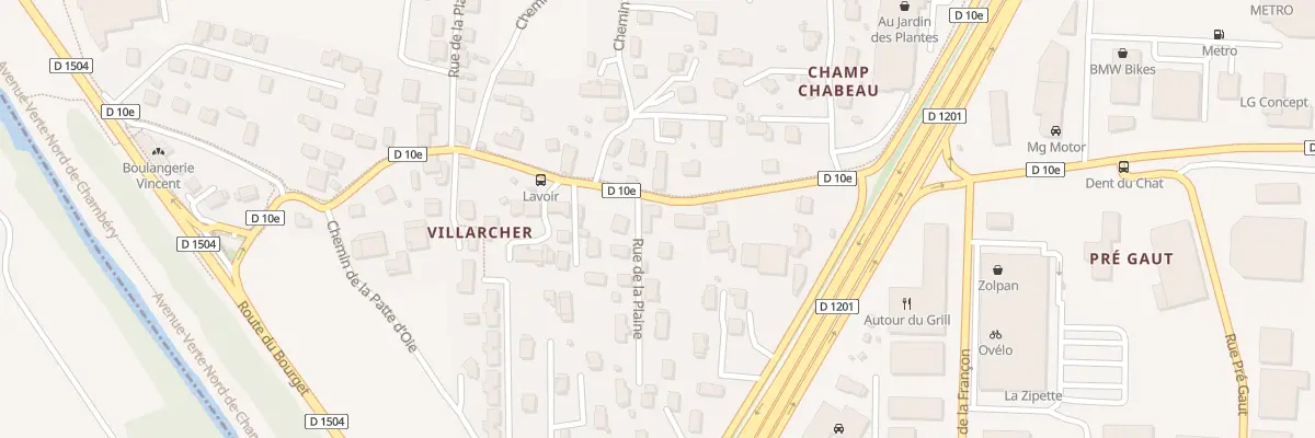 Plan du 167 Rue de la Plaine à Voglans