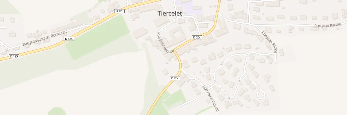 Plan du 1 Rue Jules Renard à Tiercelet