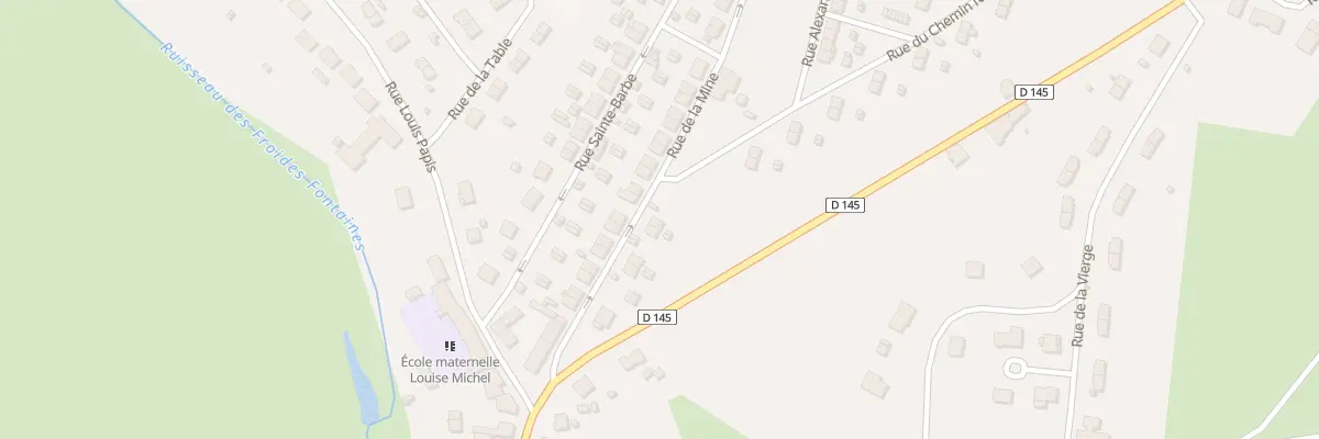 Plan du 8 Rue de la Mine à Tucquegnieux
