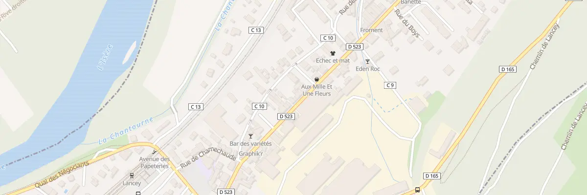 Plan du 18 Av Aristide Bergès à Villard-Bonnot
