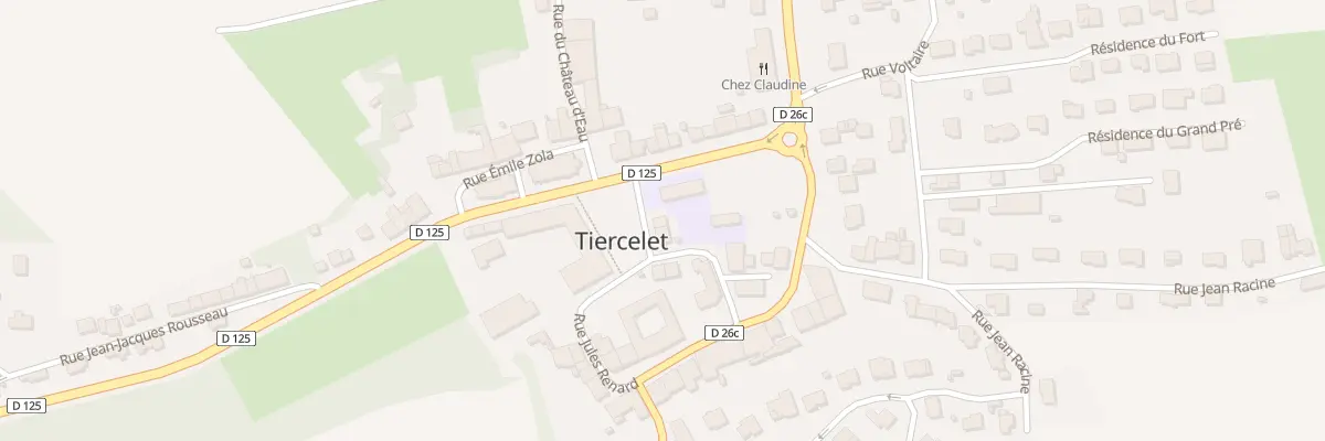 Plan du 6 Rue Jean La Fontaine à Tiercelet