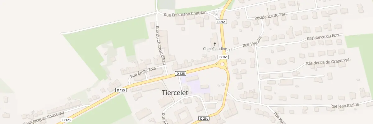 Plan du 7 Rue Victor Hugo à Tiercelet