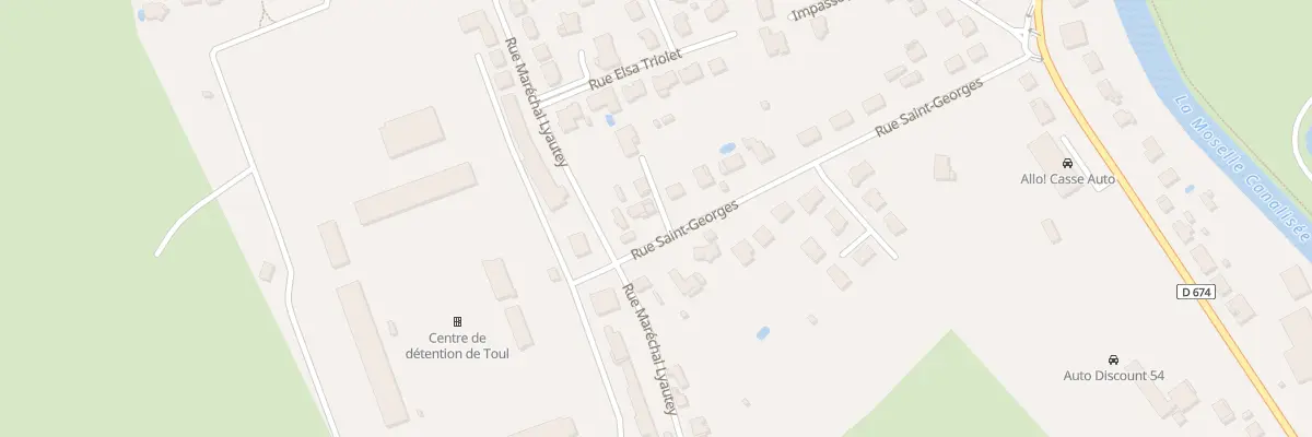 Plan du 300 Rue Saint-Georges à Toul