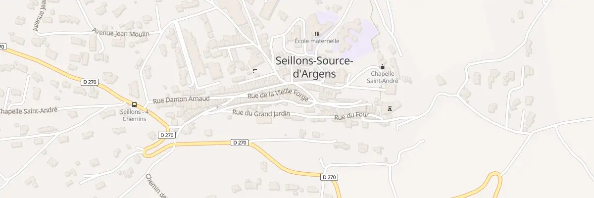 Plan du 5213 Rue Croix de Mission à Seillons-Source-d’Argens