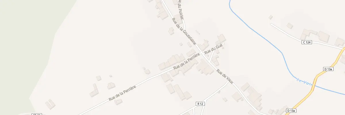 Plan du 74 Rue de la Perriére à Dombrot-sur-Vair