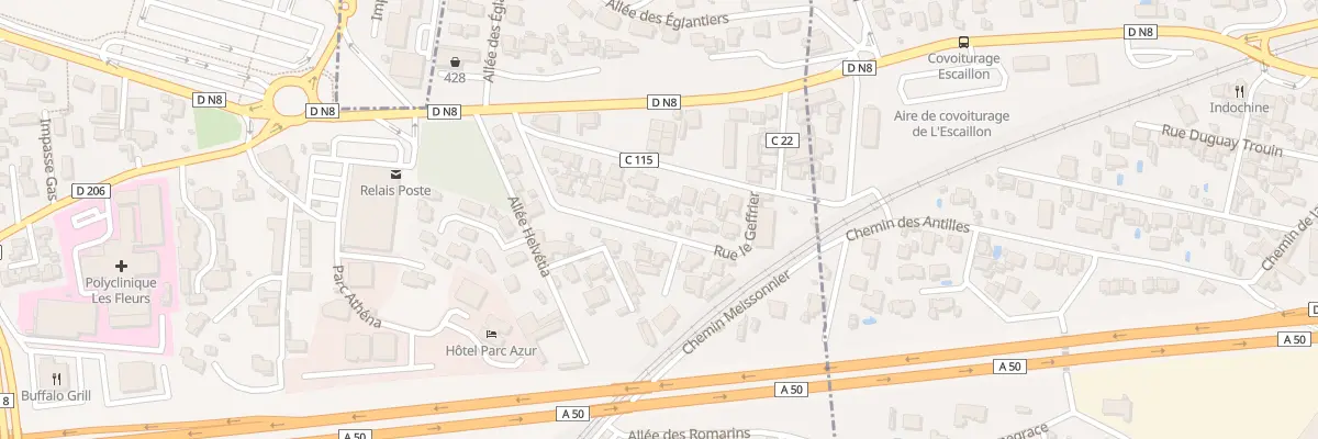 Plan du 137 Rue Le Geffrier à Ollioules