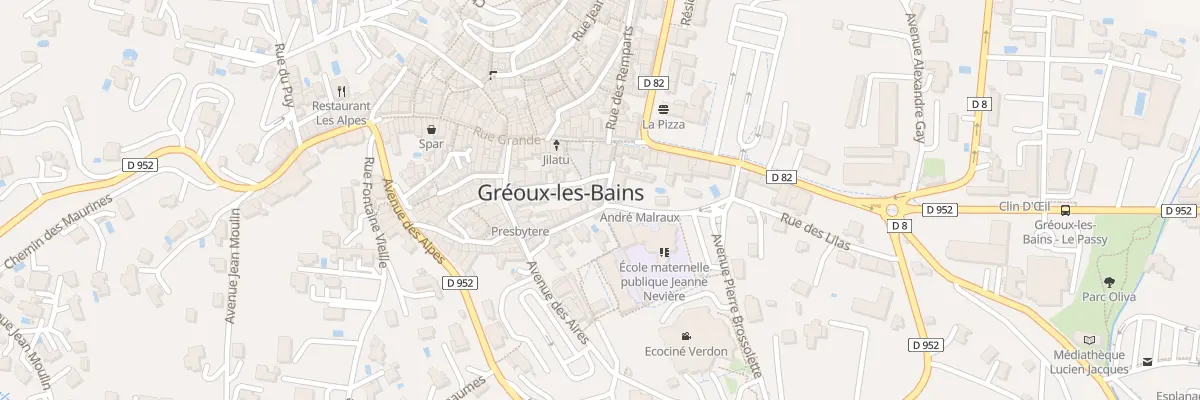 Plan du 17 Rue Laure Garcin à Gréoux-les-Bains