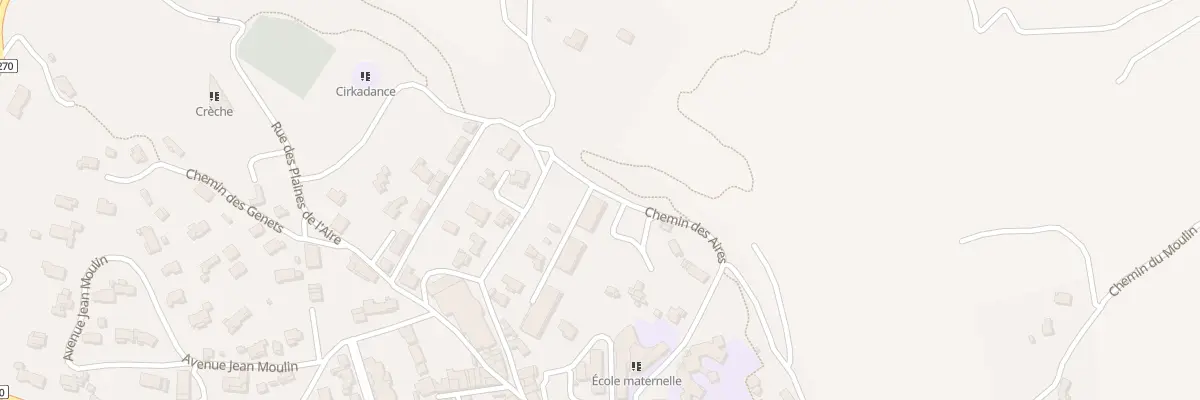 Plan du 335 Che des Aires à Seillons-Source-d’Argens