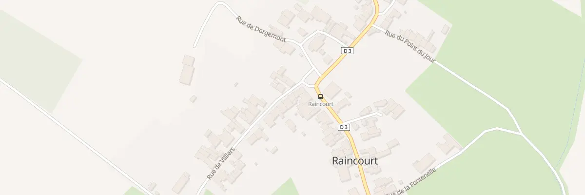Plan du 2 Rue de Villiers à Raincourt