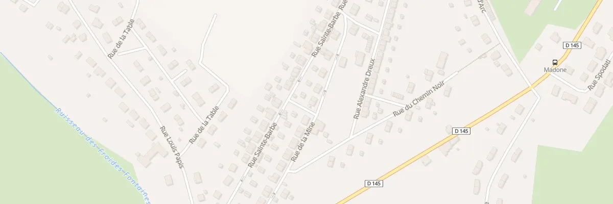 Plan du 43 Rue de la Mine à Tucquegnieux