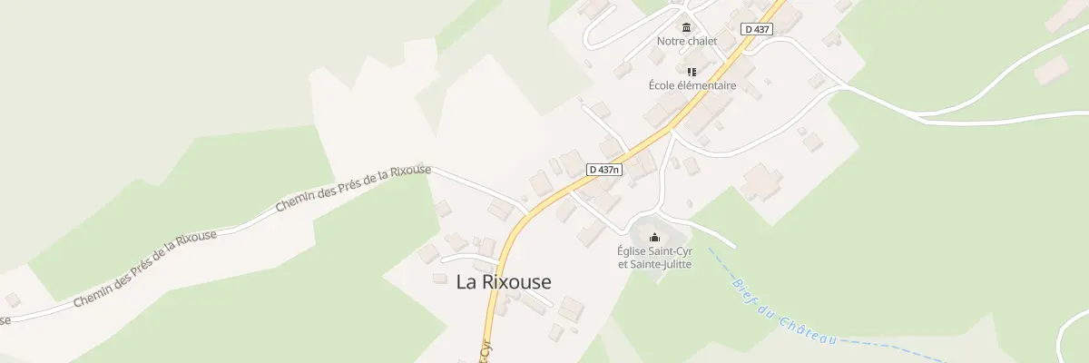 Plan du 14 Rue Saint-Cyr à La Rixouse