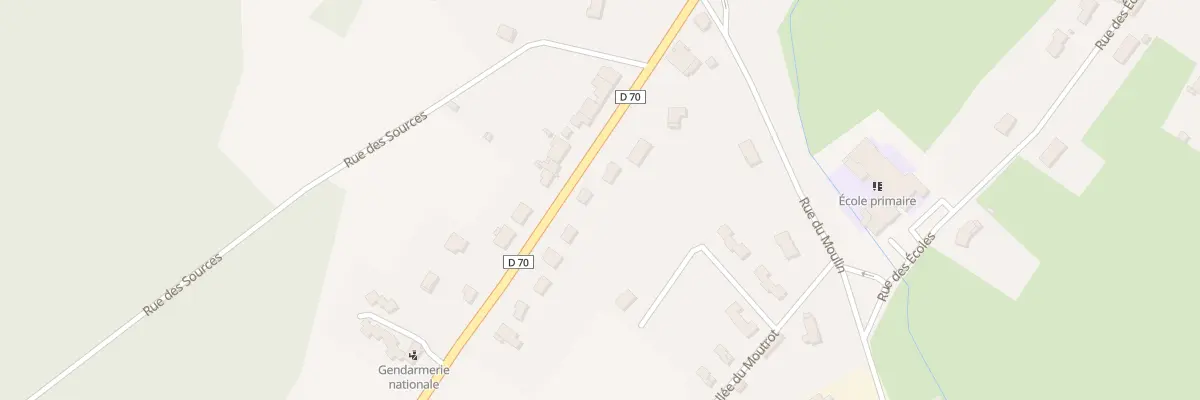 Plan du 23 Rue de Franche Comté à Combeaufontaine