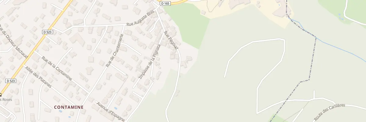 Plan du 25 Rue Pégoud à Villard-Bonnot