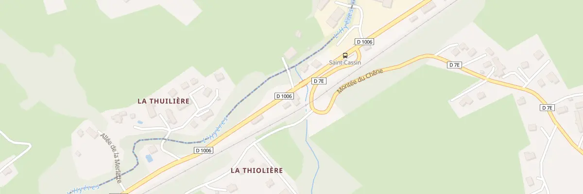 Plan du 485A Rte de Lyon à Saint-Cassin