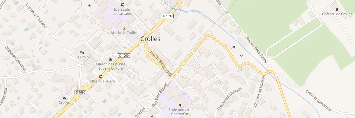 Plan du 121 Rue Paul Eluard à Crolles