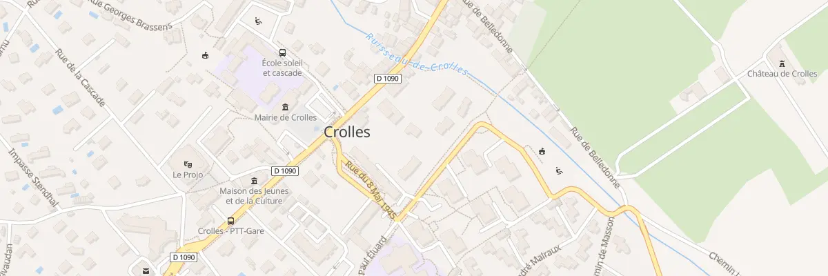 Plan du 90 Av de la Résistance à Crolles
