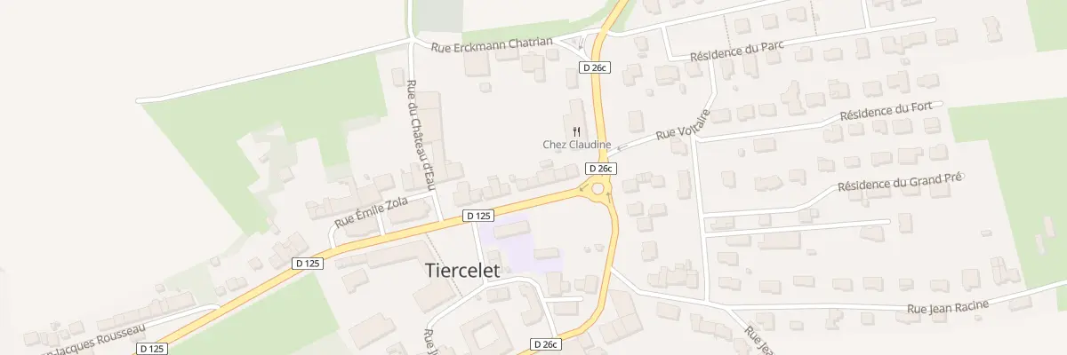 Plan du 4 Rue Victor Hugo à Tiercelet