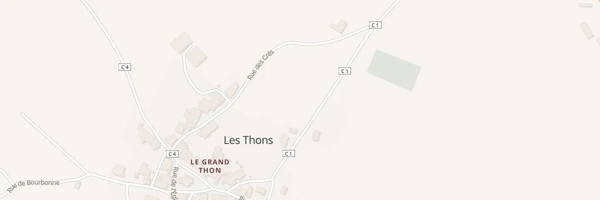 Plan du 150 Rue des Petits Thons aux Thons