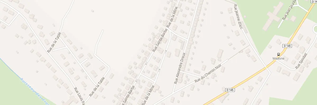 Plan du 55 Rue de la Mine à Tucquegnieux