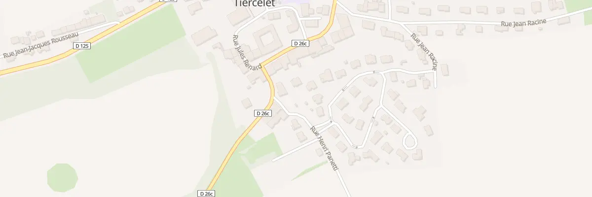 Plan de Derriere chez Boch à Tiercelet