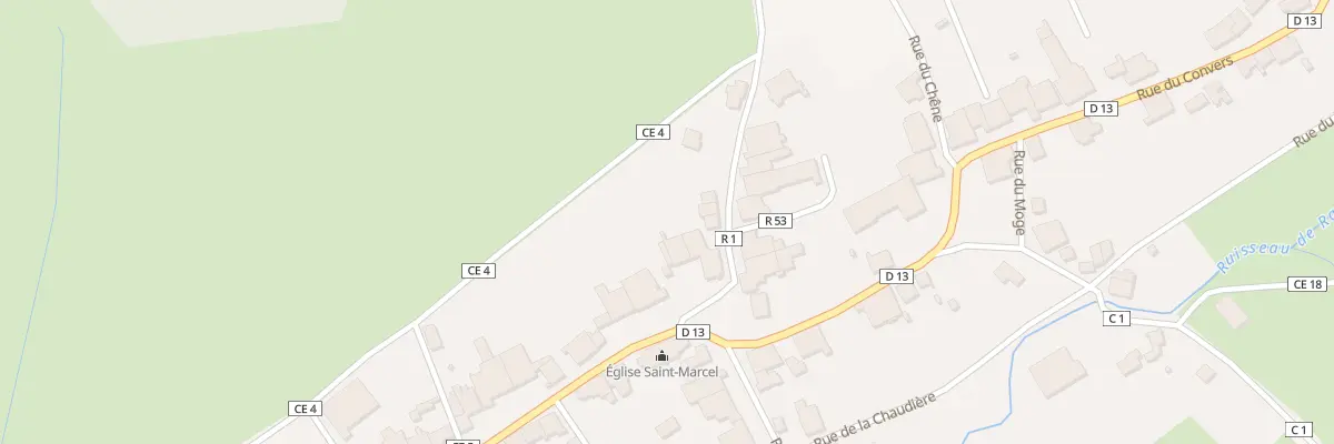 Plan du 9 Rue de la Haute Courte Tille à Rainville