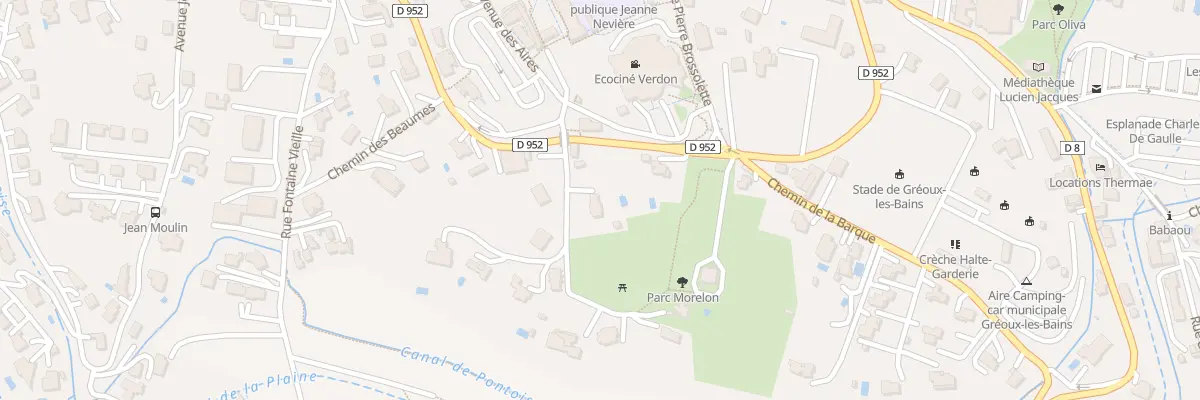 Plan du 5648 Av des Aires à Gréoux-les-Bains