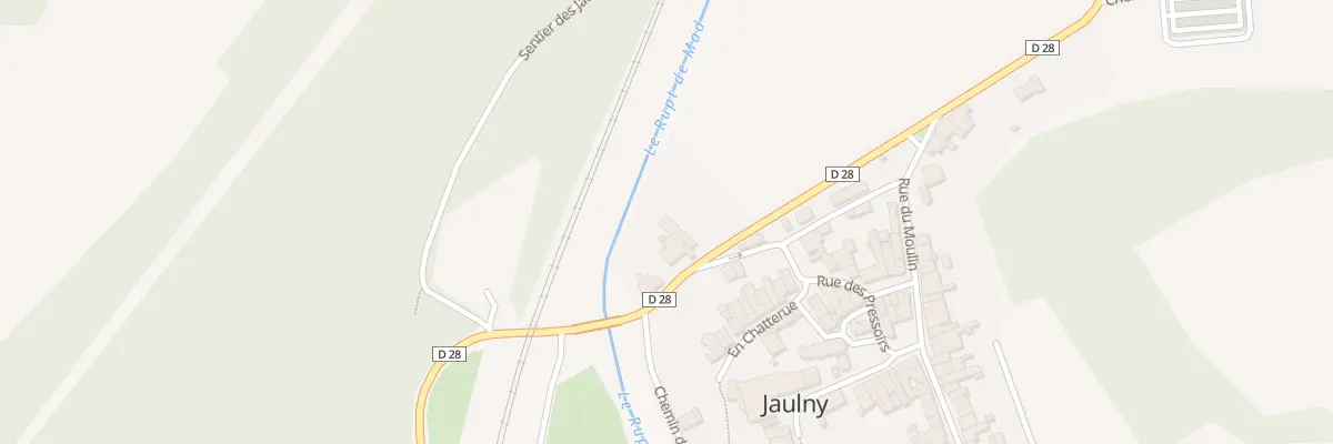 Plan du 1 Rue de la Gare à Jaulny