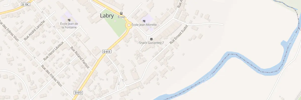 Plan de Sur la Rue du Cap Willaume à Labry
