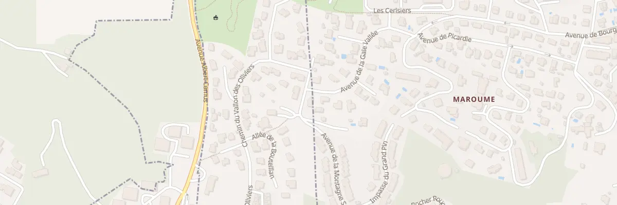 Plan du 225 Che de la Gaie Vallee à Ollioules