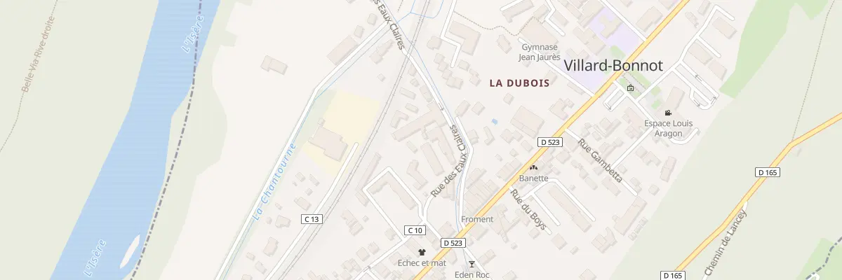 Plan du 17 Rue des Eaux Claires à Villard-Bonnot