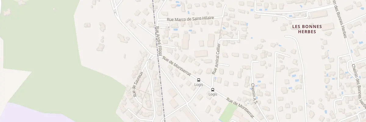 Plan du 546 Rue de Montserrat à Toulon