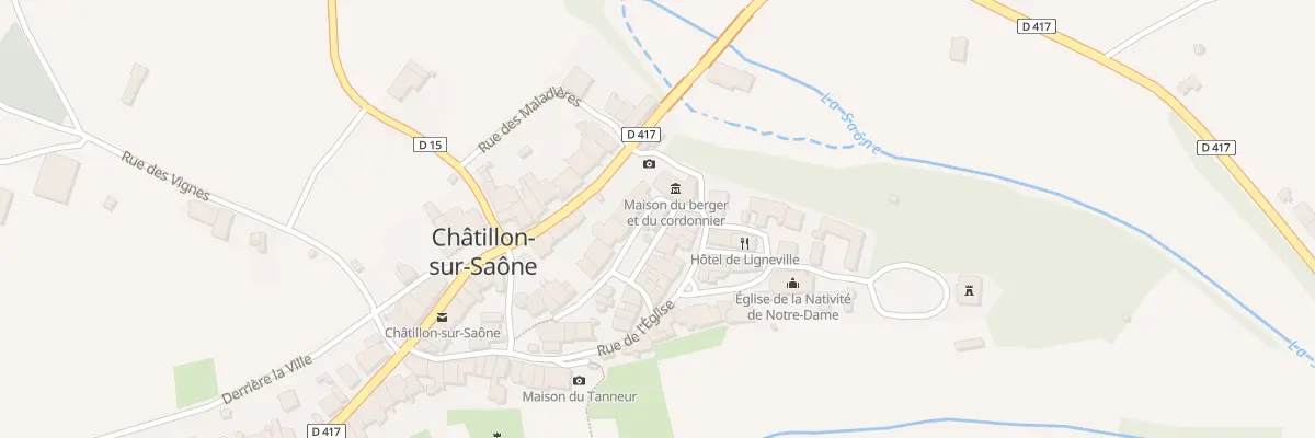 Plan du 13 Rue de l’Assaut à Châtillon-sur-Saône