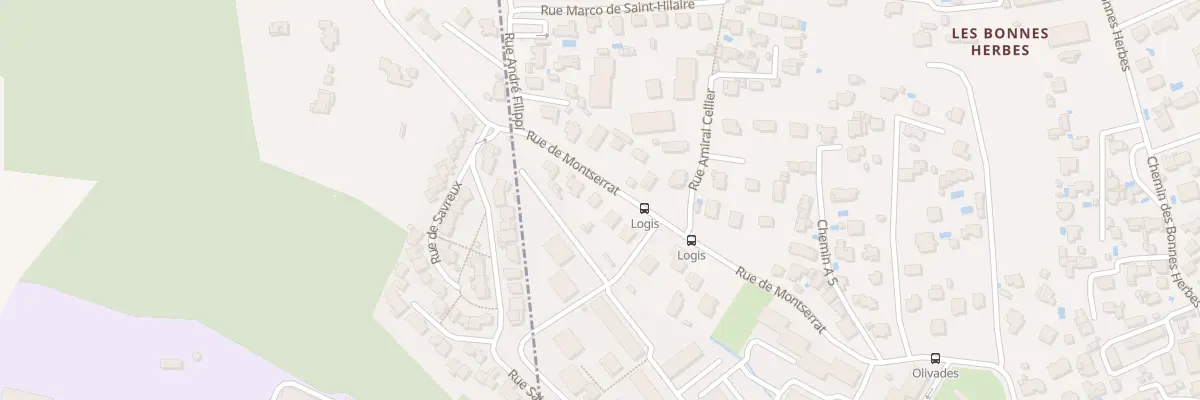 Plan du 515 Rue de Montserrat à Toulon