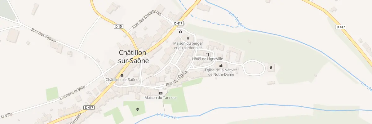 Plan du 3 Rue de l’Assaut à Châtillon-sur-Saône