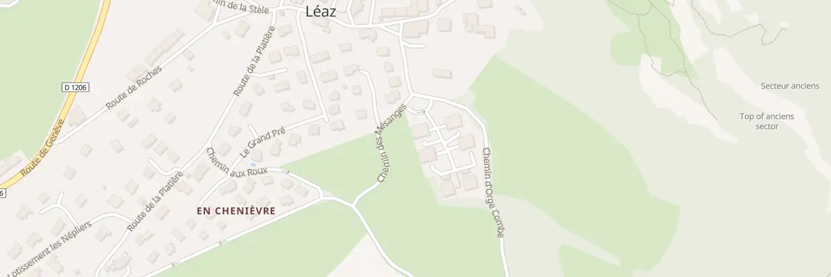 Plan du 4 Imp du Balcon des Mésanges à Léaz