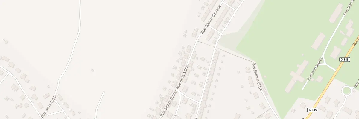 Plan du 68 Rue de la Mine à Tucquegnieux