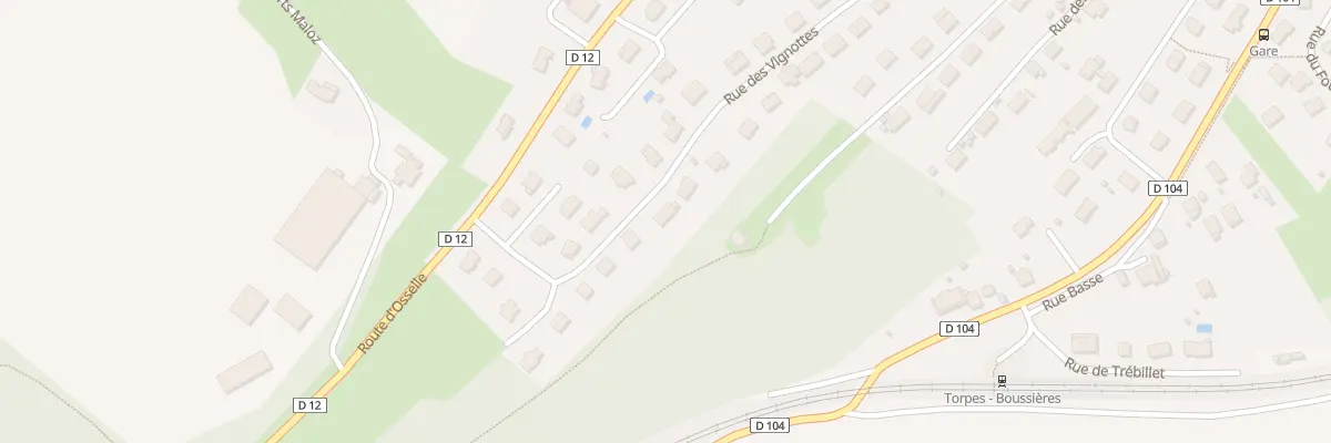 Plan du 43 Rue des Vignottes à Torpes