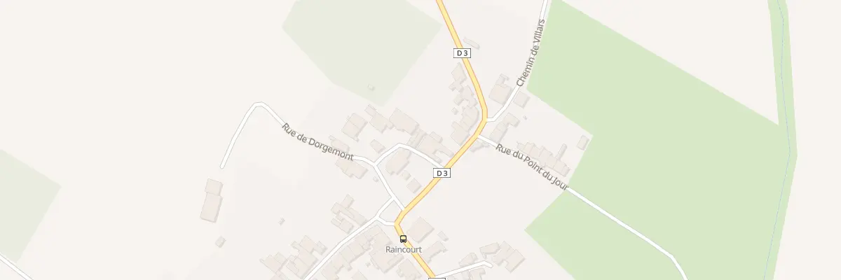 Plan du 3 Rue de Dorgemont à Raincourt