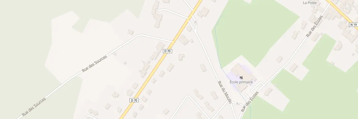 Plan du 2A Rue du Moulin à Combeaufontaine