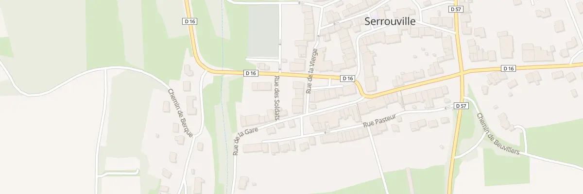 Plan du 5 Rue de la Vierge à Serrouville