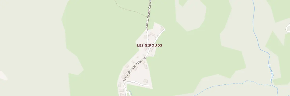 Plan du 5085 Les Girouds à Entremont-le-Vieux