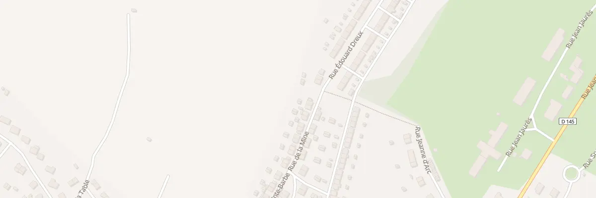 Plan du 76 Rue de la Mine à Tucquegnieux