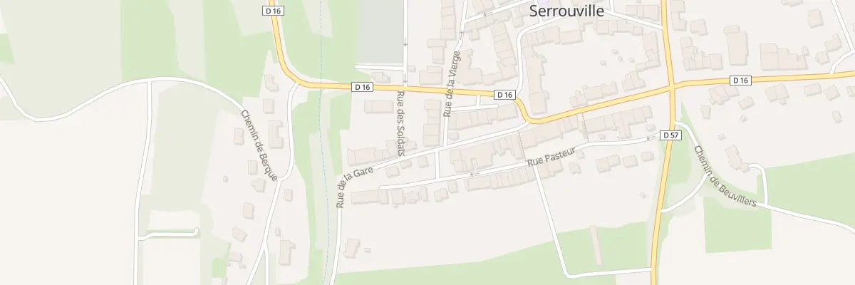 Plan du 1 Rue de la Vierge à Serrouville